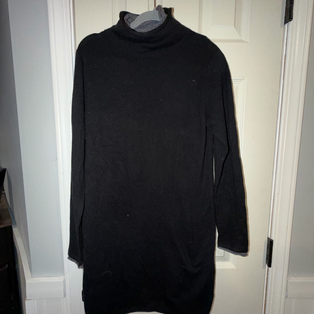 Philosophy Black Turtleneck Long Sleeve Dress